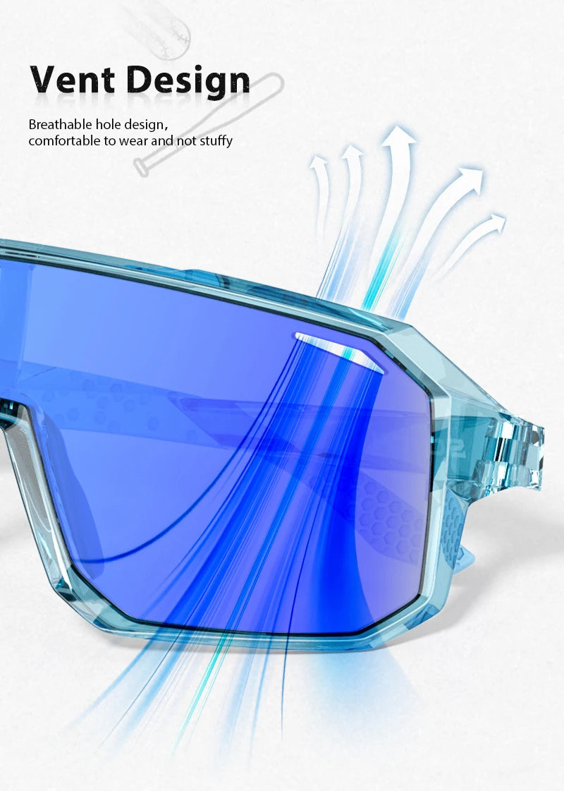 SCVCN enfants cyclisme lunettes de soleil enfants cyclisme lunettes UV400 vélo lunettes filles vtt Camping pêche Sports de plein air accessoires