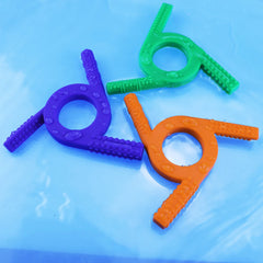 Jouets à mâcher sensoriels pour enfants autistes, outil à mâcher à moteur oral flux pour enfants avec dentition, TDAH, autisme, besoins de mordre, anneau de dentition,