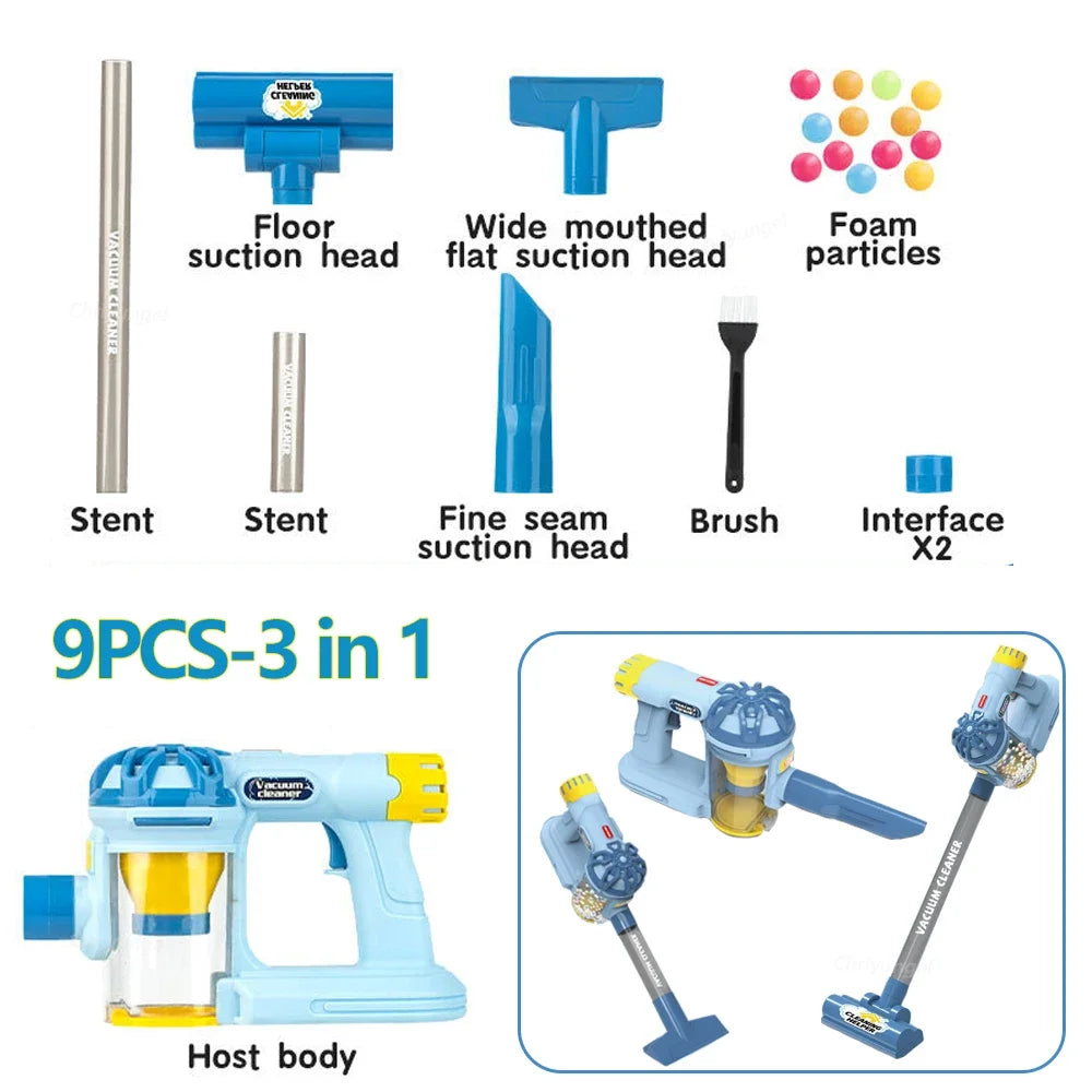 Ensemble d'aspirateur électrique de Simulation pour enfants, jouets de jeu de Simulation pour tout-petits, jeu de rôle, jouet éducatif pour filles et garçons, cadeaux