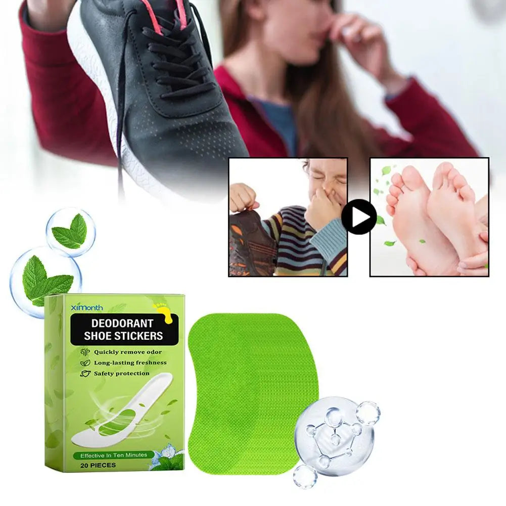 Chaussures déodorant Patch Sneaker odeur pied frais Anti-odeur absorbant la sueur respirant antibactérien stérilisation semelle intérieure Invisible