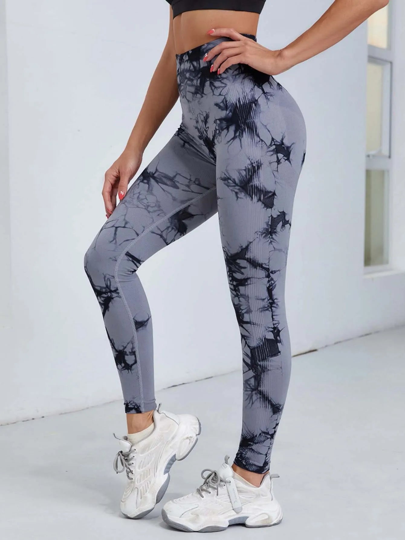 Aught Dye-Leggings de yoga taille haute sans couture pour femmes, pantalons de sport, collants push-up, vêtements de sport, entraînement de fitness, nouveau, 2023