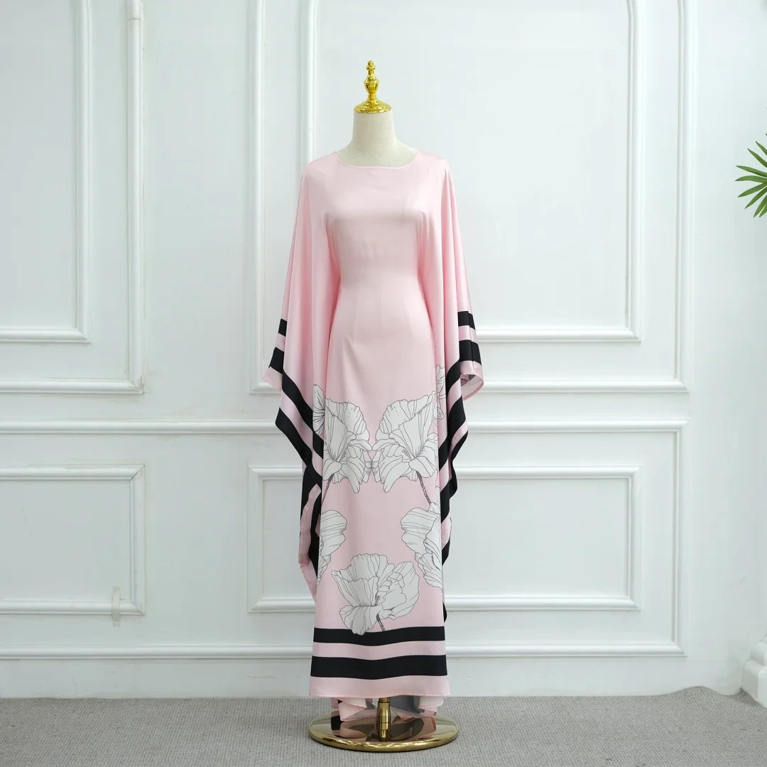 Ramadan Kebaya Muslim Abaya Damen Dubai Luxury Caftan African Dresses for Women Turkey Islam Moroccan Caftan Muslim Women's Dress