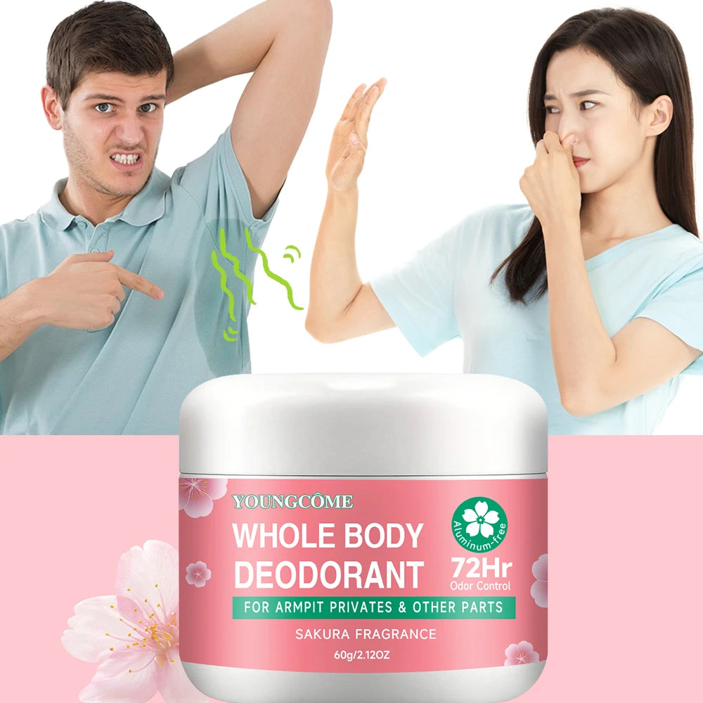 Déodorant naturel pour tout le corps pour hommes et femmes – Protection contre les odeurs longue durée 72H, sans aluminium, hydratant et doux pour Sensit