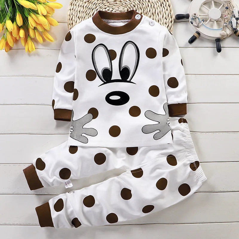 Vêtements pour enfants ensembles pour enfants vêtements pour enfants garçons filles coton dessin animé automne hiver vêtements pantalons vêtements de nuit sous-vêtements
