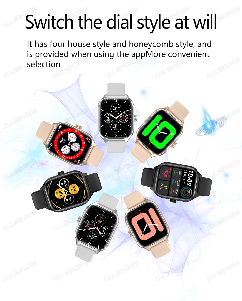 Nouvelle montre intelligente 2.01 pouces HD affichage réponse faire appel Message vue Modes de Sport bricolage cadran prévisions météorologiques pour hommes femmes