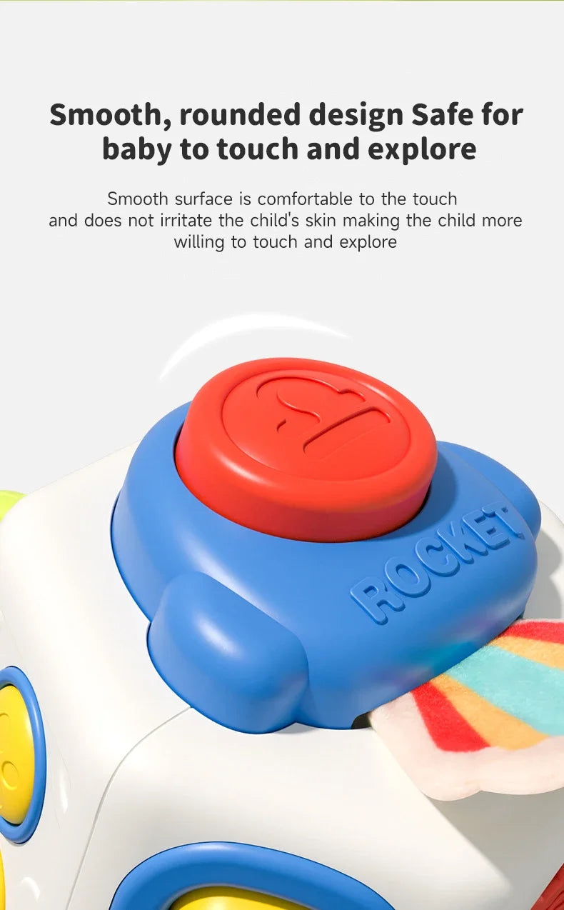 Cube occupé Montessori, jouets pour activités sensorielles pour tout-petits, planche occupée, apprentissage éducatif précoce, jouets de voyage, cadeau pour enfants