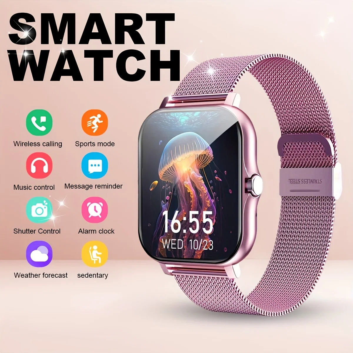 2025New mise à niveau montre intelligente pour hommes femmes 1.83 pouces écran tactile complet BT appel sport surveillance montre intelligente pour téléphone Android et IOS