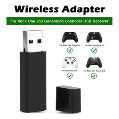 Adaptateur récepteur USB sans fil d'origine pour Xbox One 2e génération pour Xbox One 2e Xbox One 1er pour système Windows 10, PC portable