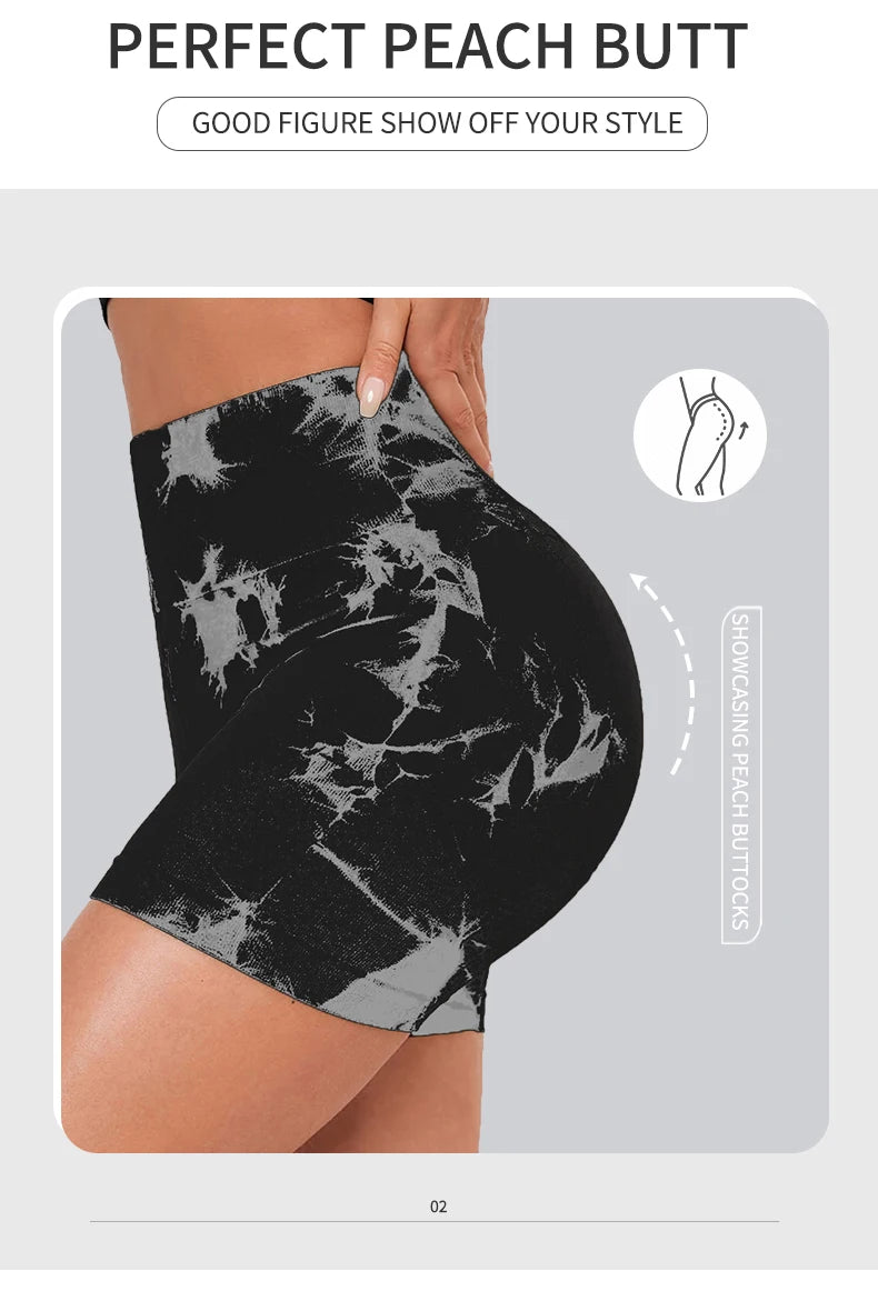 Pantalon moulant de sport trois pièces sans couture pour femmes, shorts sexy de yoga et de fitness, taille haute, levage de la hanche