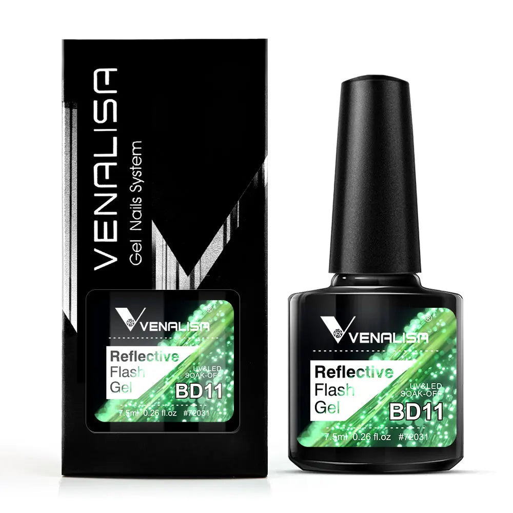 Venalisa vernis à ongles Gel à paillettes réfléchissantes couleur néon couverture complète Pigment Nail Art manucure tremper l'émail vernis Gel UV