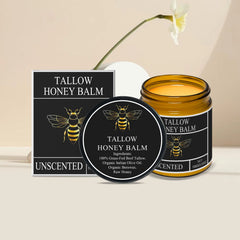 Tallow de boeuf pour la peau Tallow et baume au miel herbe biologique alimenté crème hydratante pour le visage fouettée Lotion pour le corps hydratante en profondeur