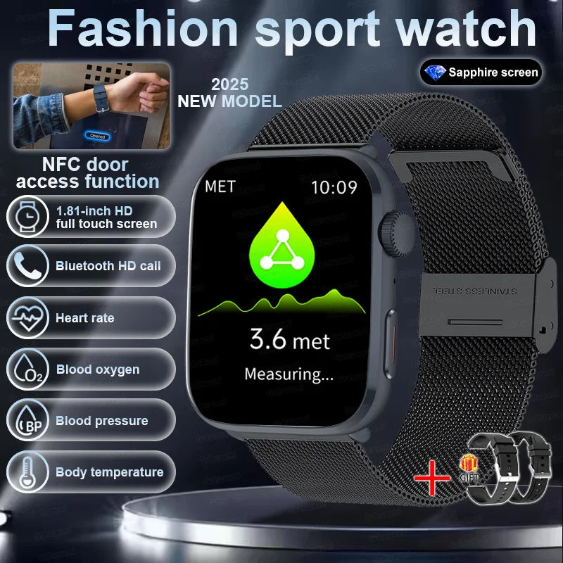 Montre intelligente montre Version mondiale hommes femmes HD AMOLED affichage fréquence cardiaque Bluetooth appel GPS piste étanche sport montres intelligentes
