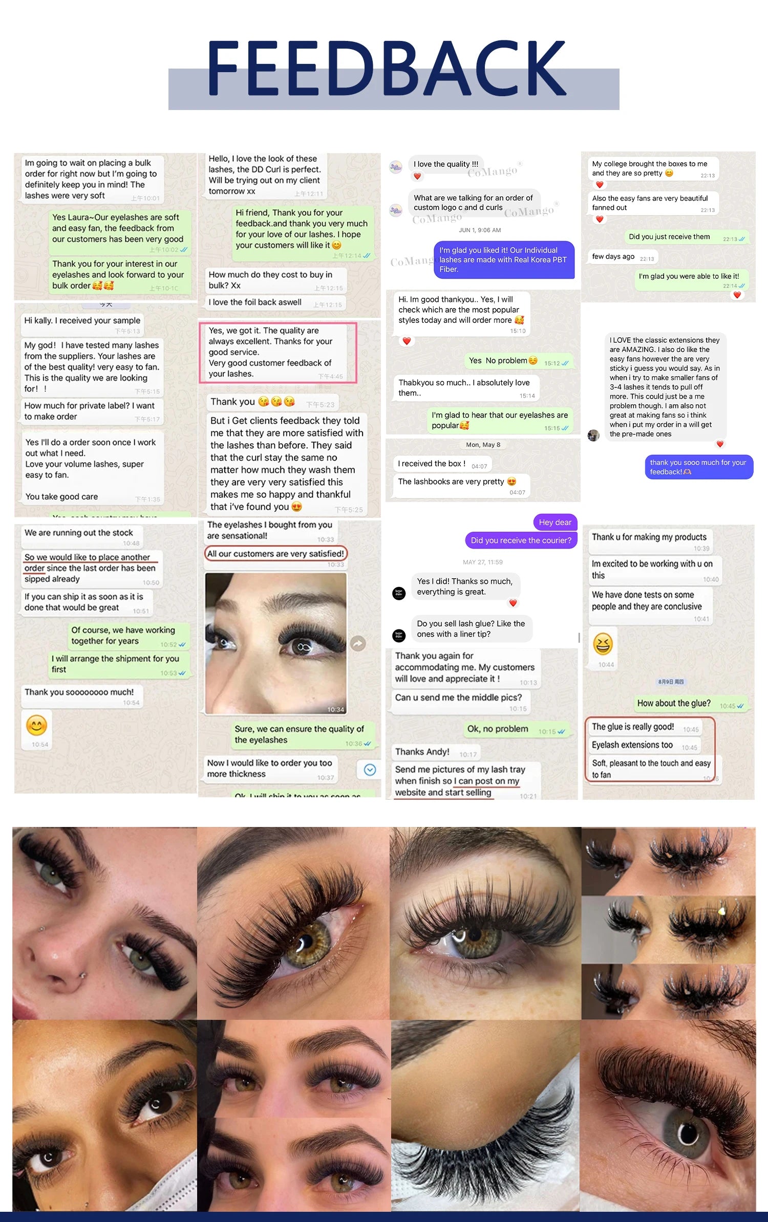 CoMango Qualité 5D Fée Fleur Flora Cils Préfabriqués Fans Cils Individuels Extension Maquillage Naturel Doux Fournisseur En Gros