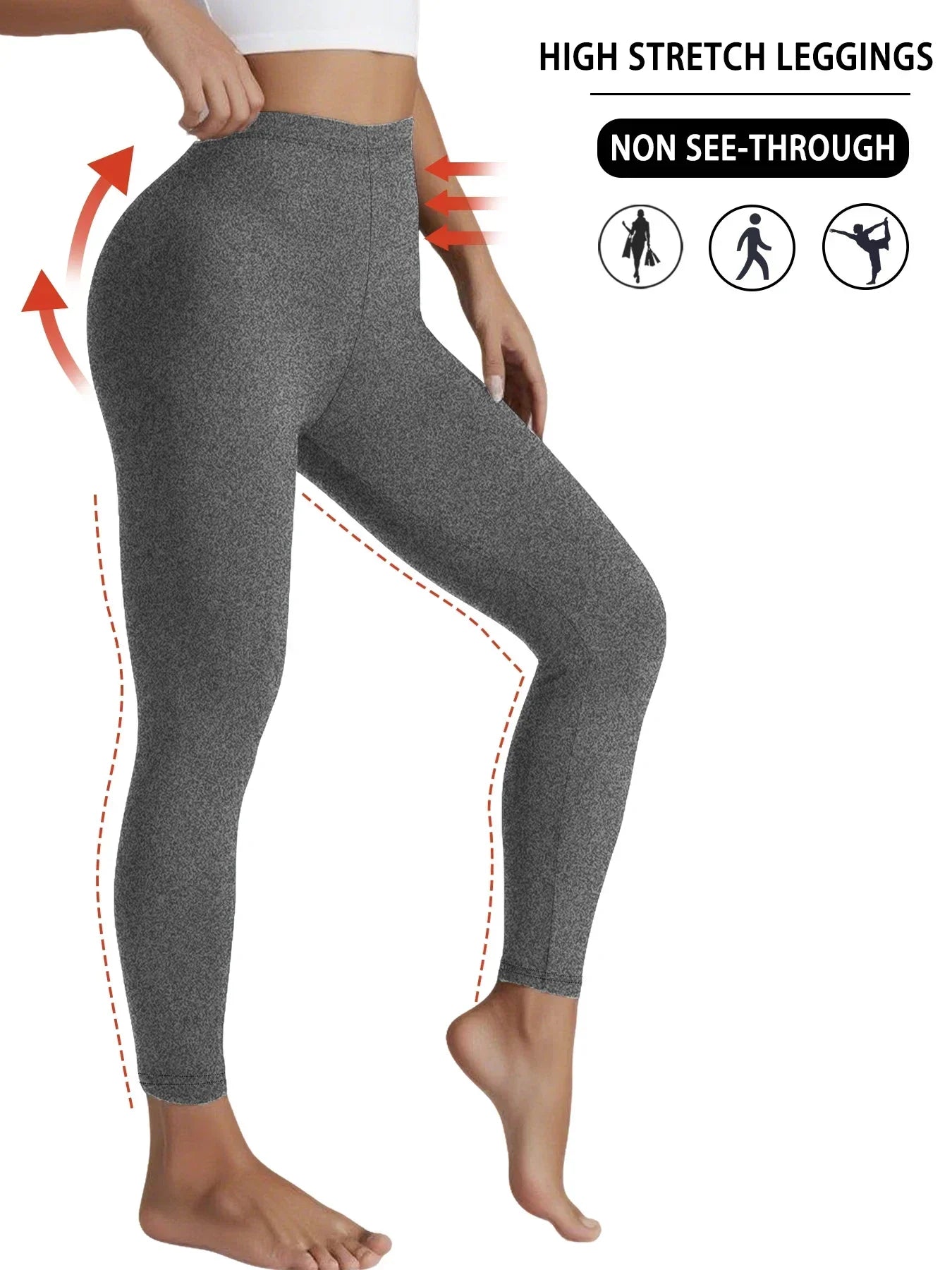 Leggings Super doux pour femmes, haute élasticité, pas transparent, entraînement, Yoga, course à pied, athlétique, Push-Up, gymnastique, longs, Fitness