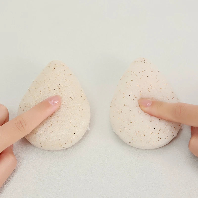 Brainbow Konjac Sponge for facial washing, oval facial cleansing, expectorant, puffiness, books