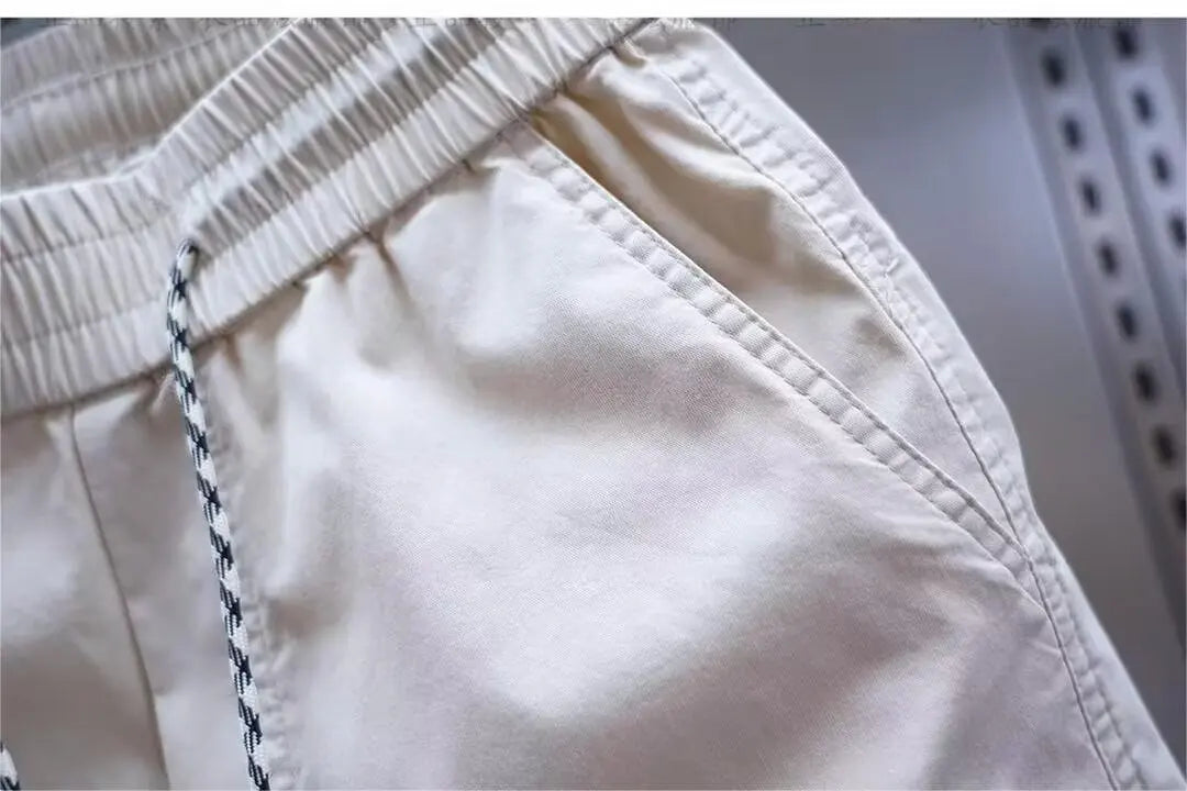 Men's breathable harem pants, men's clothing, 2024 new men's casual pants, straight leg pants