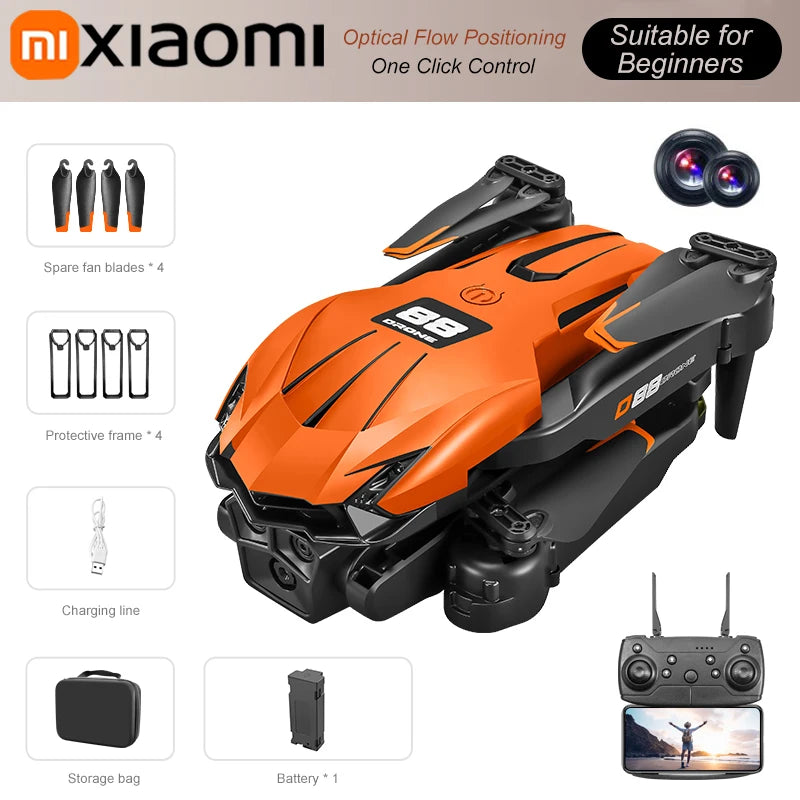 Xiaomi D88 Drone 8K aérien HD double caméra photographie Intelligent évitement d'obstacles moteur sans brosse 5G WIFI GPS retour VR Drone