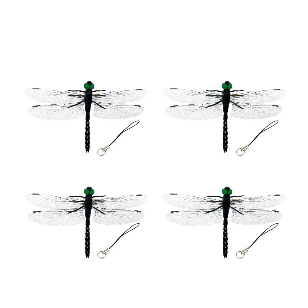 Simulation d'insecte libellule, modèle anti-moustiques, ornements suspendus d'extérieur, outil de répulsif pour jardin et ferme, 4 ou 10 pièces