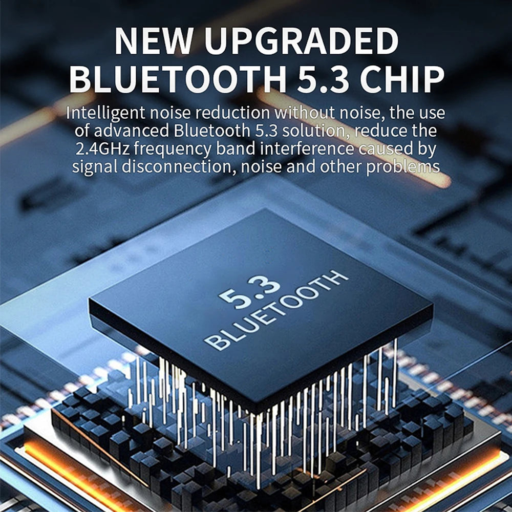 Casque de moto Bluetooth 5.3 sans fil, étanche IPX6, réduction du bruit, écouteur, 2000mAh, longue veille, mains libres