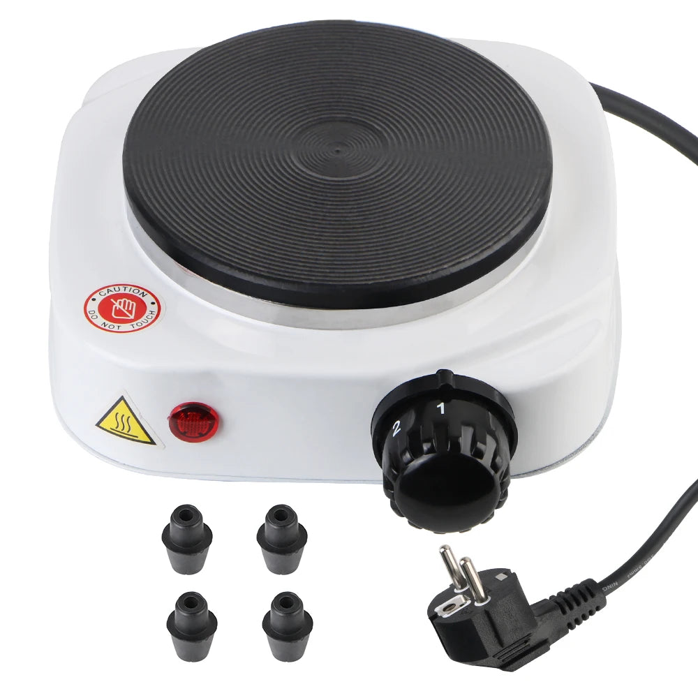 Mini cuisinière électrique multifonctionnelle, appareil de cuisine, cuisinière, plaque chauffante, lait, eau, café, four chauffant, 500W, 220V