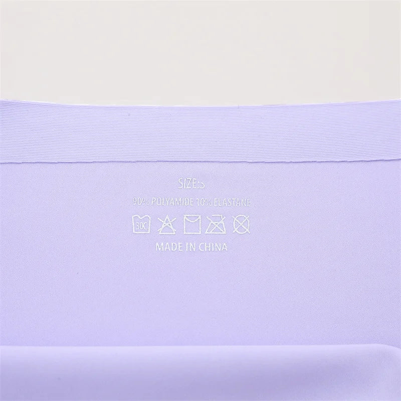 3 pièces/ensemble femmes culottes Sexy sans couture sans Trace sous-vêtements taille basse slips 9 couleurs unies respirant intimes Lingerie Ultra mince