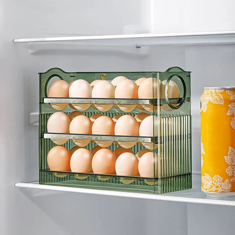 Boîte de Rangement d'emoufs au Frais pour Réfrigérateur, Support, Distributeur, Cuisine