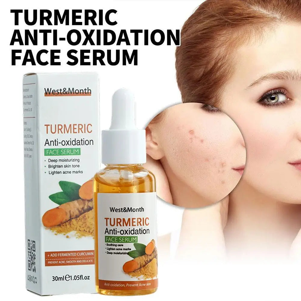 Sérum blanchissant pour le visage au curcuma, anti-d'effets, ration des taches foncées, éclaircissant pour le visage, huile de curcuma Regina