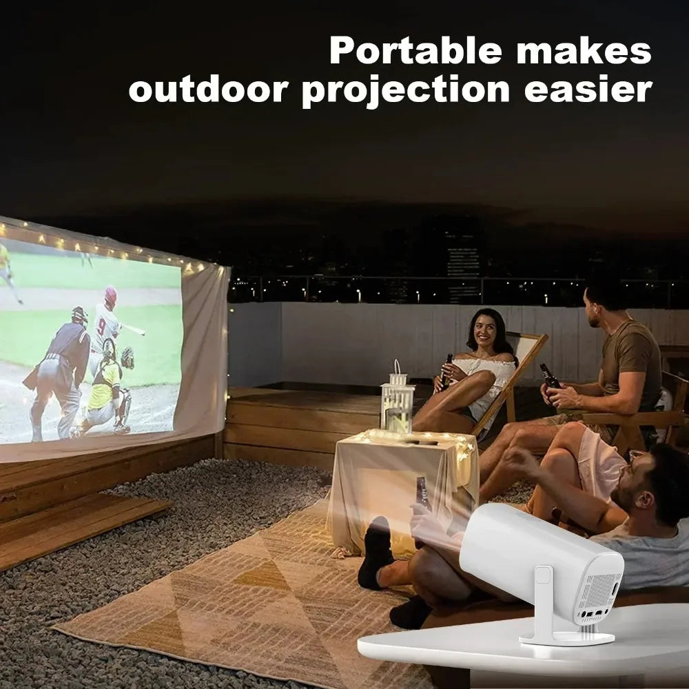 Projecteur intelligent P30 Android 11, WiFi 6, 4K, 1080P, prise en charge vidéo, système de divertissement domestique Portable natif 1280x720P