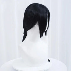 Anime Uchiha Itachi Cosplay perruque Itachi Uchiha longue ligne droite noir résistant à la chaleur cheveux synthétiques Cosplay perruques