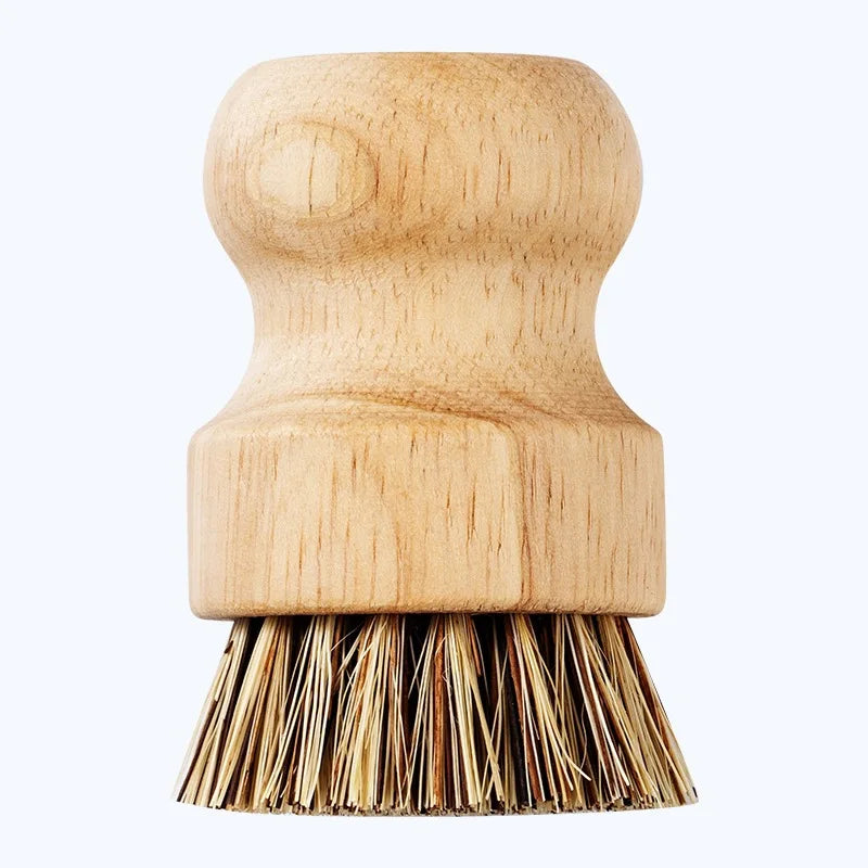 Brosse de nettoyage de cuisine, brosse à vaisselle en bois avec Sisal naturel et noix de coco, Durable, Portable, écologique, zéro déchets, 2 pièces/ensemble