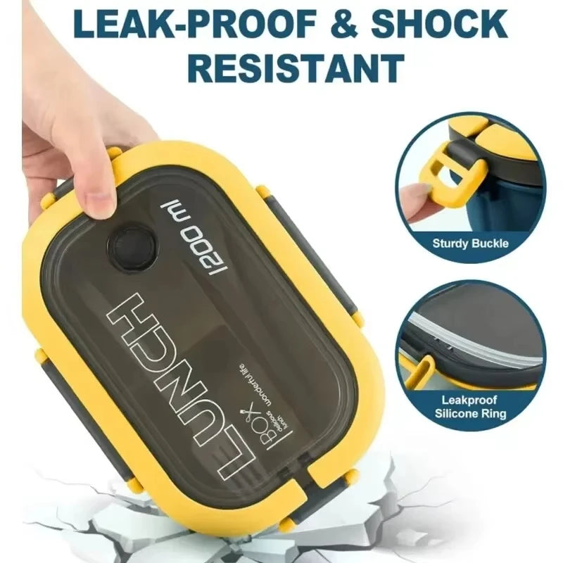 Boîte à déjeuner mignonne pour enfants, compartiments pour micro-ondes, Bento, école, Camping en plein air, pique-nique, récipient alimentaire Portable