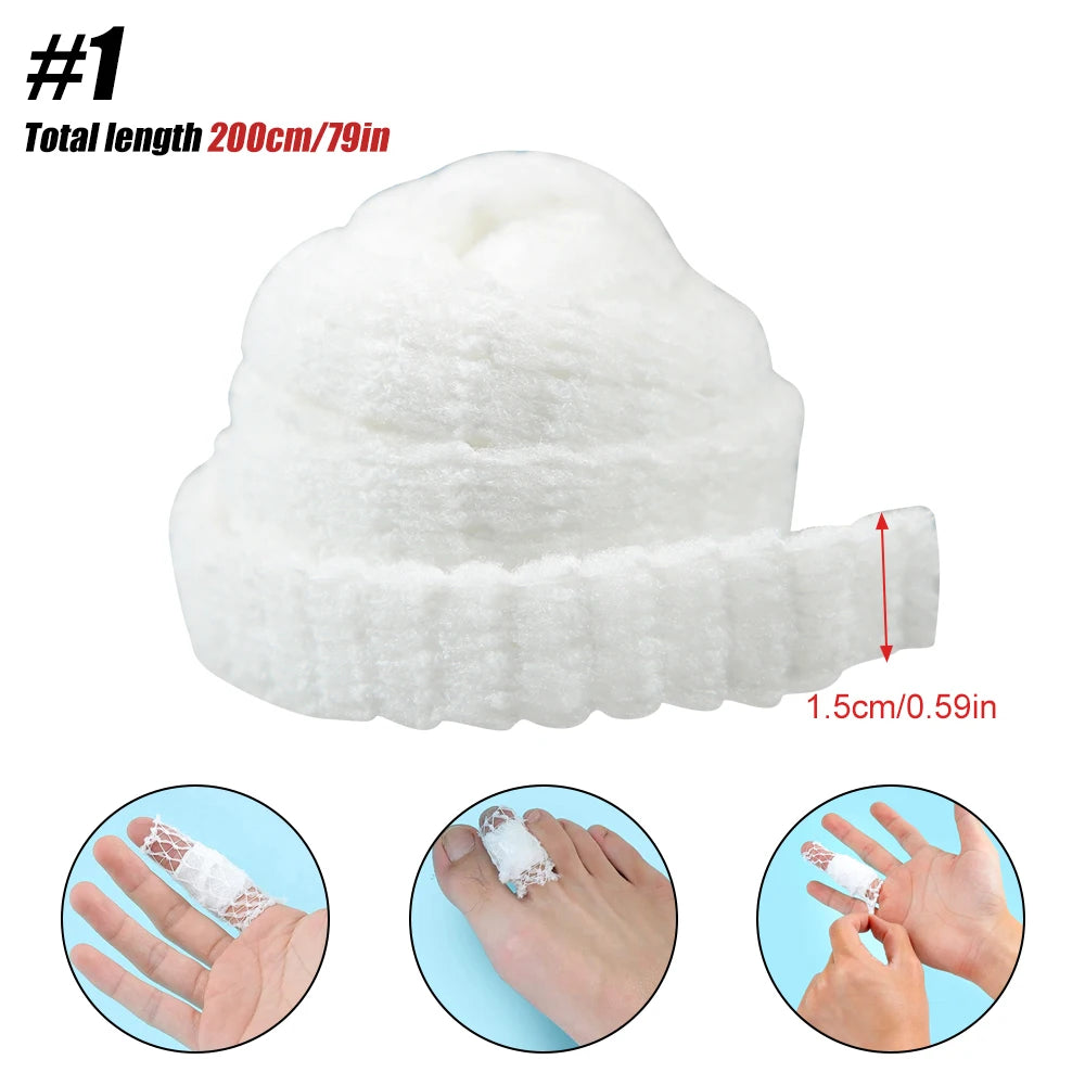 Bandage tubulaire en filet élastique, fixation de gaze, extensible et respirant, retenue pour pansement, poignet, coude, genou, cheville, adulte, 1 rouleau