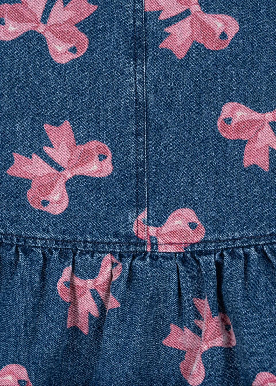 Robe imprimée mignonne pour filles, ensemble de vêtements pour tout-petits, veste à bretelles en jean, robes à enfiler en denim pour enfants, pantalons en jean combiné, marque KS, 2024