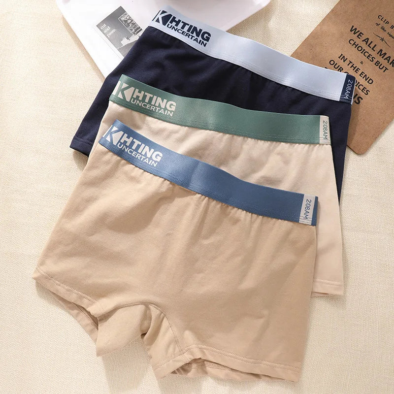 Coton femmes culottes sous-vêtements femmes intimes femme respirant antimicrobien Boyshorts slips Sexy Shorts étudiants boxeurs