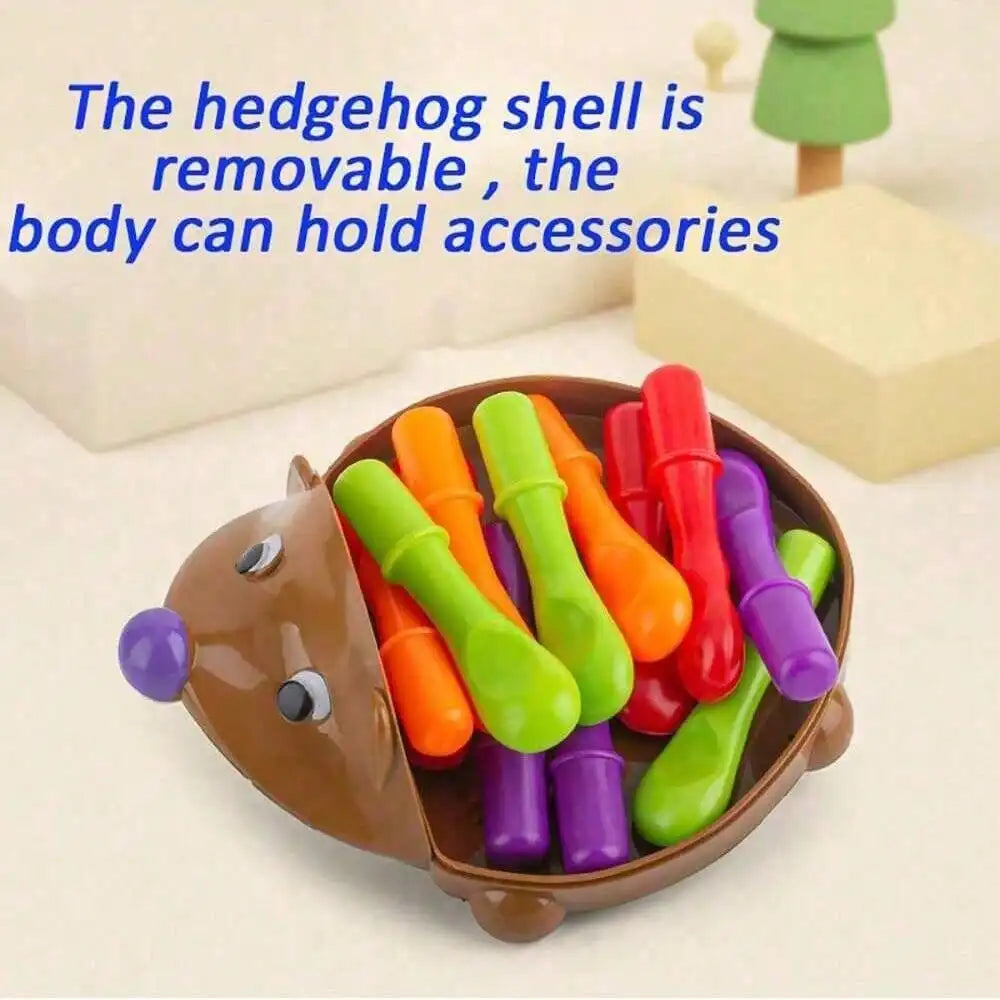 Heddgehog insérer jouet éducatif Montessori jouets formation focalisée sur la motricité Fine des enfants Coordination œil-main combat inséré