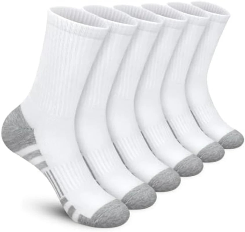 8 pièces chaussettes de sport amorti respirant chaussettes de course haute performance et durables chaussettes de sport de plein air pour hommes et femmes