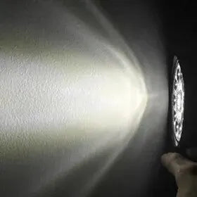 Lampe de travail LED ronde pour voiture, modèle privé, budgétaire 21LED, lumière auxiliaire, lumière de modification de véhicule tout-terrain, 3 po