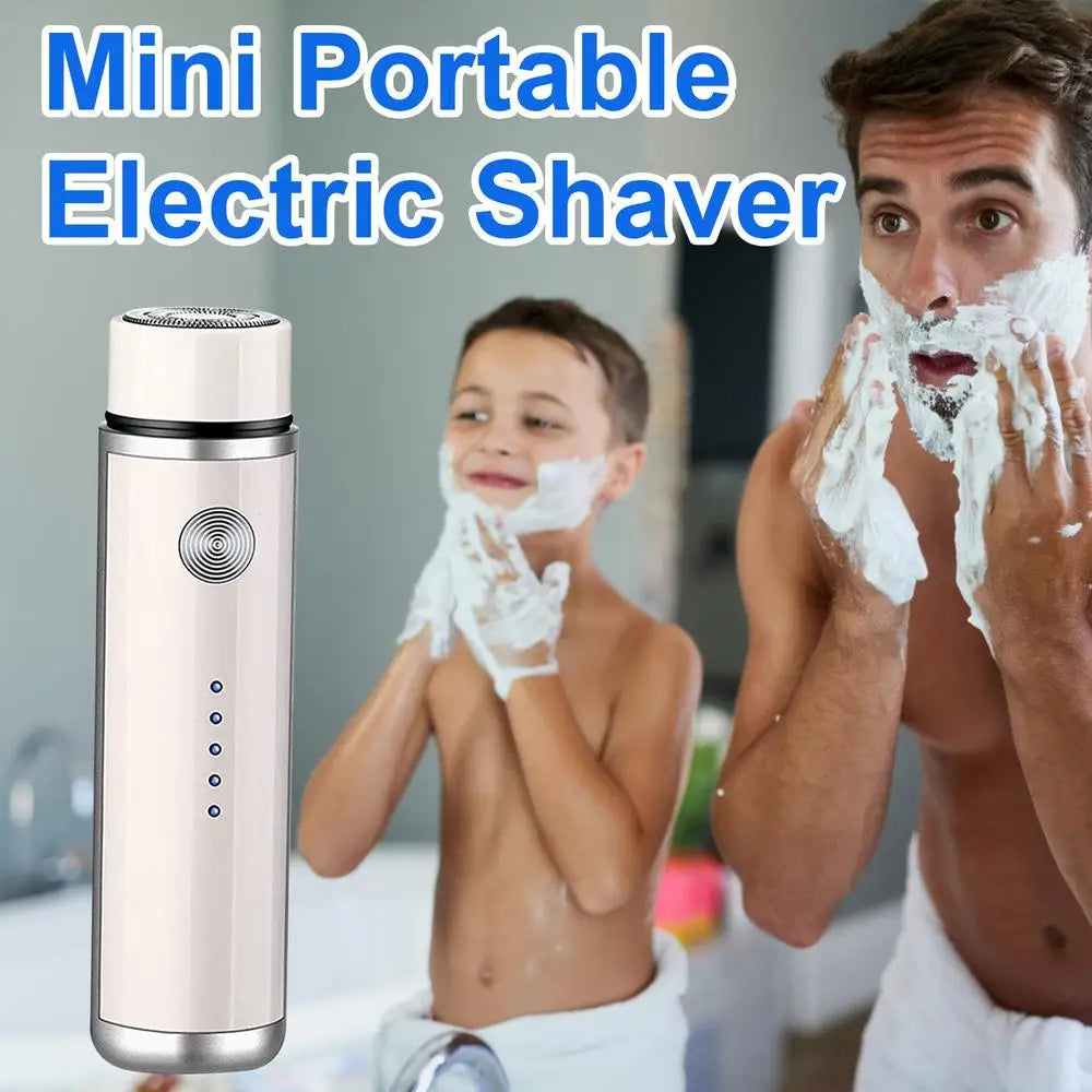 Mini rasoir électrique étanche pour hommes et femmes, rasoir de voiture aste par USB, faible bruit, support et utilisation à sec