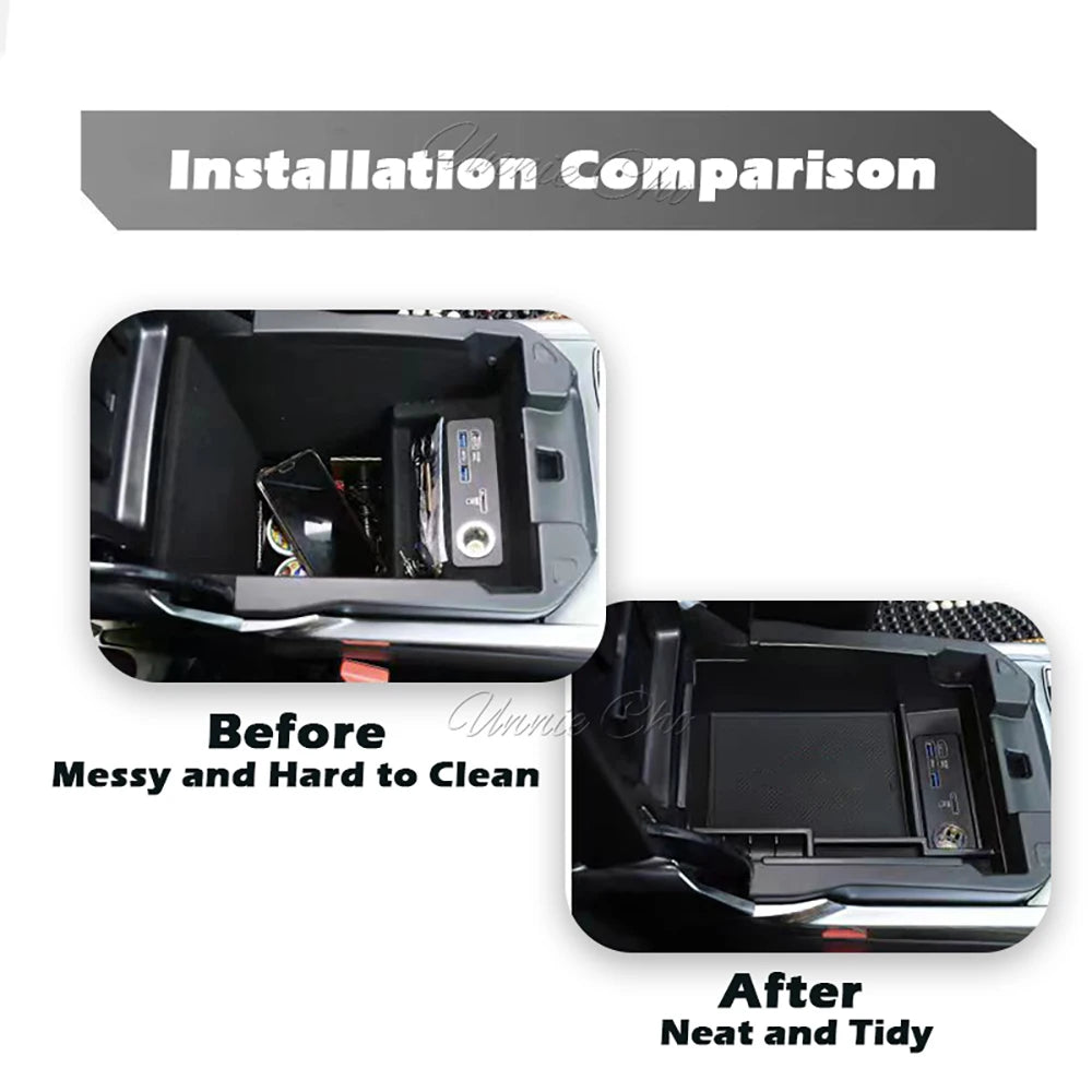 Range Rover-Boîte de rangement pour console centrale de sport, espace bien rangé, valeur d'accoudoir, fournitures de rangement