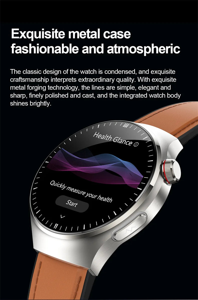 Nouvelle surveillance de la santé montre intelligente examen physique santé Wacth pression artérielle ECG + PPG Sport appel Smartwatch pour Android iOS