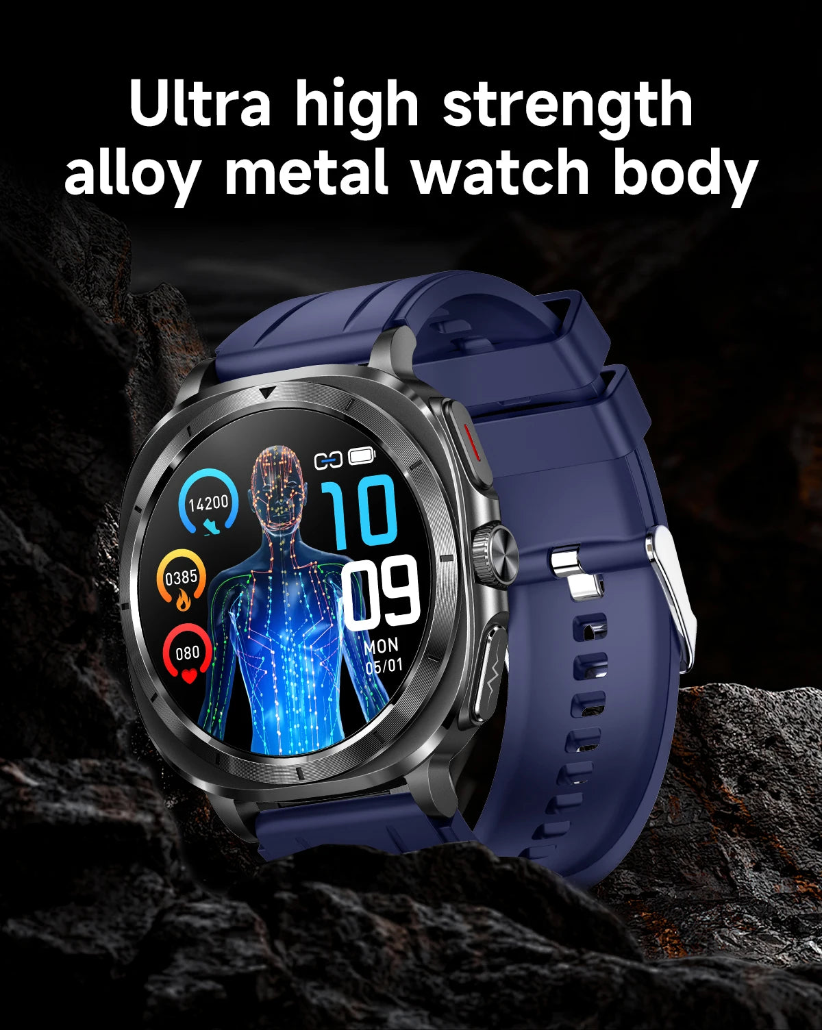 Montre connectée pour hommes, nouveau niveau Expert, santé, ECG + PPG, moniteur Laser, acide urique, graisse sanguine, pression artérielle, NFC, appel HD, 2025