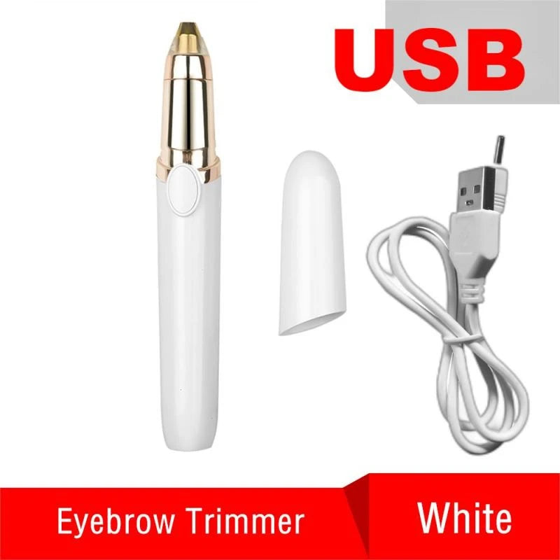 Rasoir de sourcils électrique Usb Rechargeable épilateur de sourcils femmes Mini doux Shaper rasoir indolore rasoir épilateur du visage