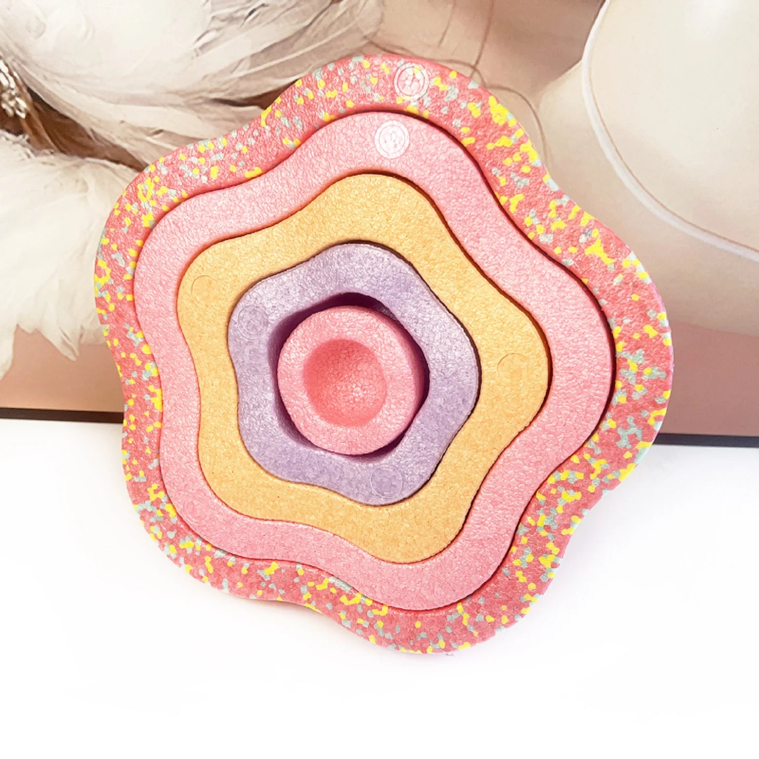 Jouets Stapstones d'équilibre pour enfants, intégration sensorielle, jouets en mousse, jouets d'équilibre sportif, ensemble de 5 pièces