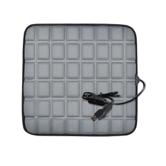 Housse chauffante pour siège de voiture, 5V 12V, 3 vitesses de température, coussinets chauffants électriques 40W, coussin chauffant pour siège de voiture, coussin de siège à chauffage rapide