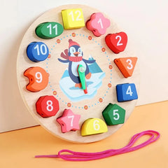 Jouets en bois Montessori pour bébés de 1, 2 et 3 ans, cadeau pour garçons et filles, jeux de développement, puzzle en bois pour enfants, jouet d'apprentissage