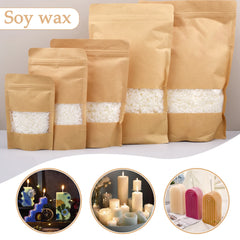 Flocons de cire de soja naturelle, 100/500/1000g, pour bricolage, bougies artisanales faites à la main, bougies parfumées sans additif, Kit de fabrication de matières premières
