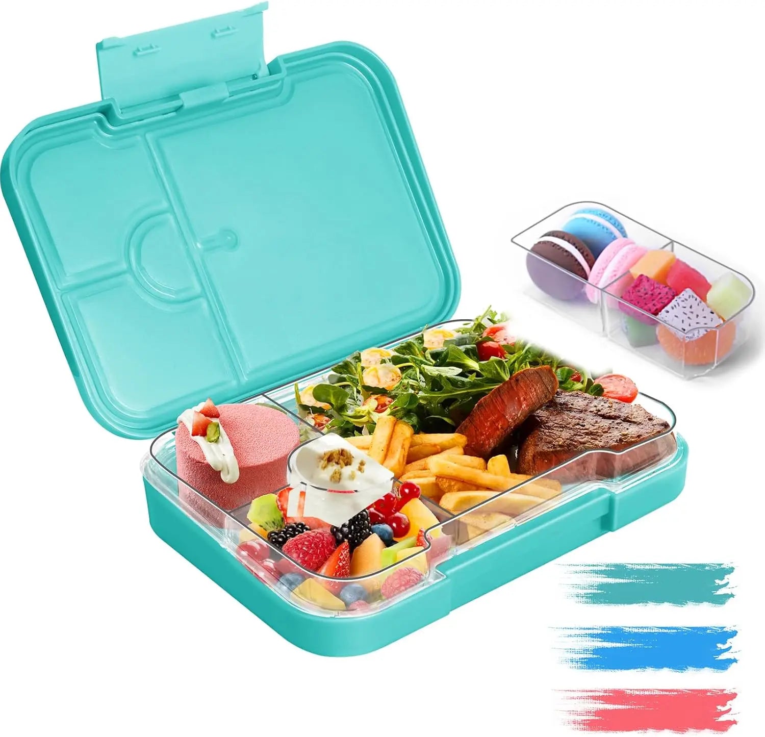 Boîte à Bento pour enfants, boîte à déjeuner pour enfants, boîte à déjeuner à Bento pour enfants, boîte à déjeuner pour tout-petits pour garderie, conteneurs de boîte à déjeuner pour enfants pour l'école