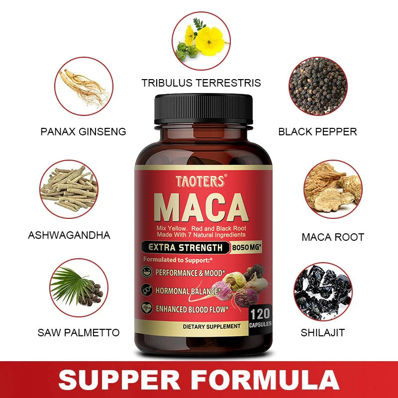 Supplengendrà maca root extract to support energy, endurance and athletic performance, mood and energy
