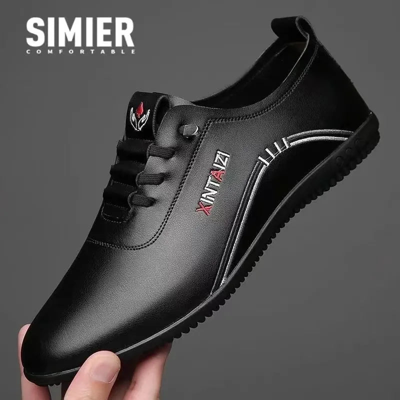 Chaussures en cuir pour hommes mode semelle souple hommes mocassins confortables chaussures de marche légères chaussures plates pour homme mocassins Zapatillas Hombre