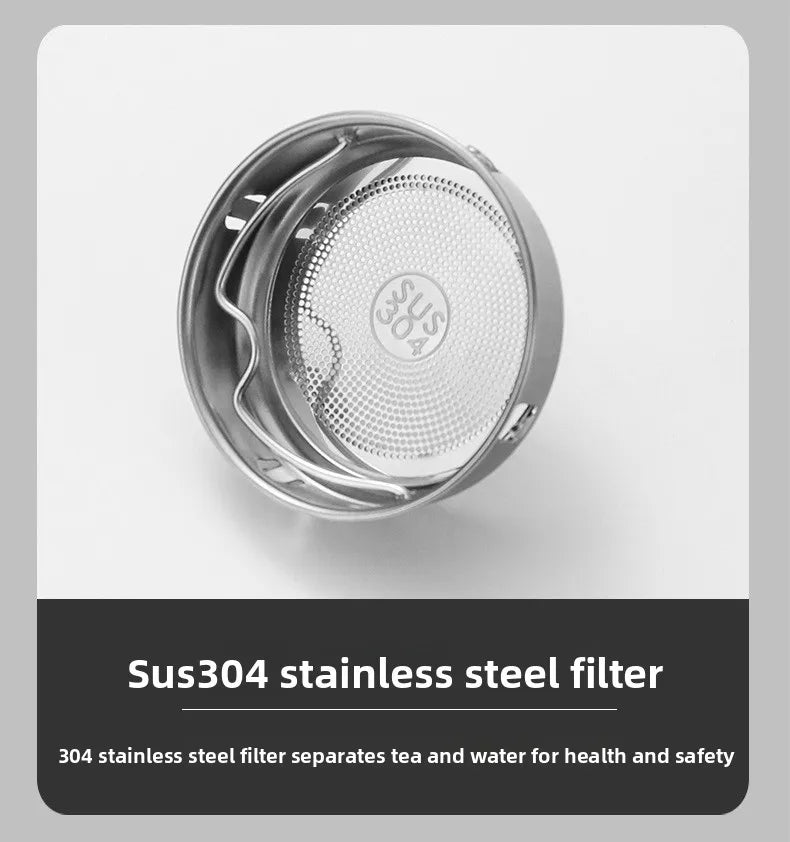Tasse Thermos intelligente en acier inoxydable 316, affichage de la température, contrôle tactile, bouteille d'eau isolée, séparation du thé, cadeau de noël